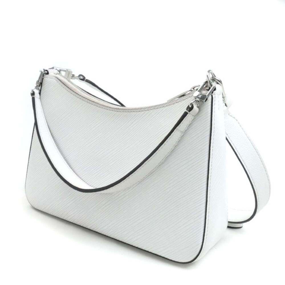 LOUIS VUITTON Louis Vuitton Marel 2-Way Shoulder Bag Epi White M25316 Women's - Picture 2 of 10